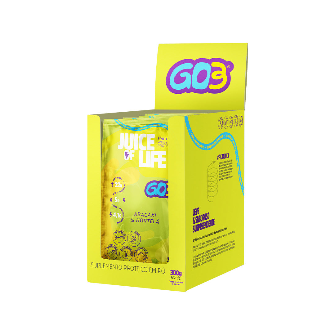 WHEY PROTEIN JUICE GO3 - 10 SACHËS