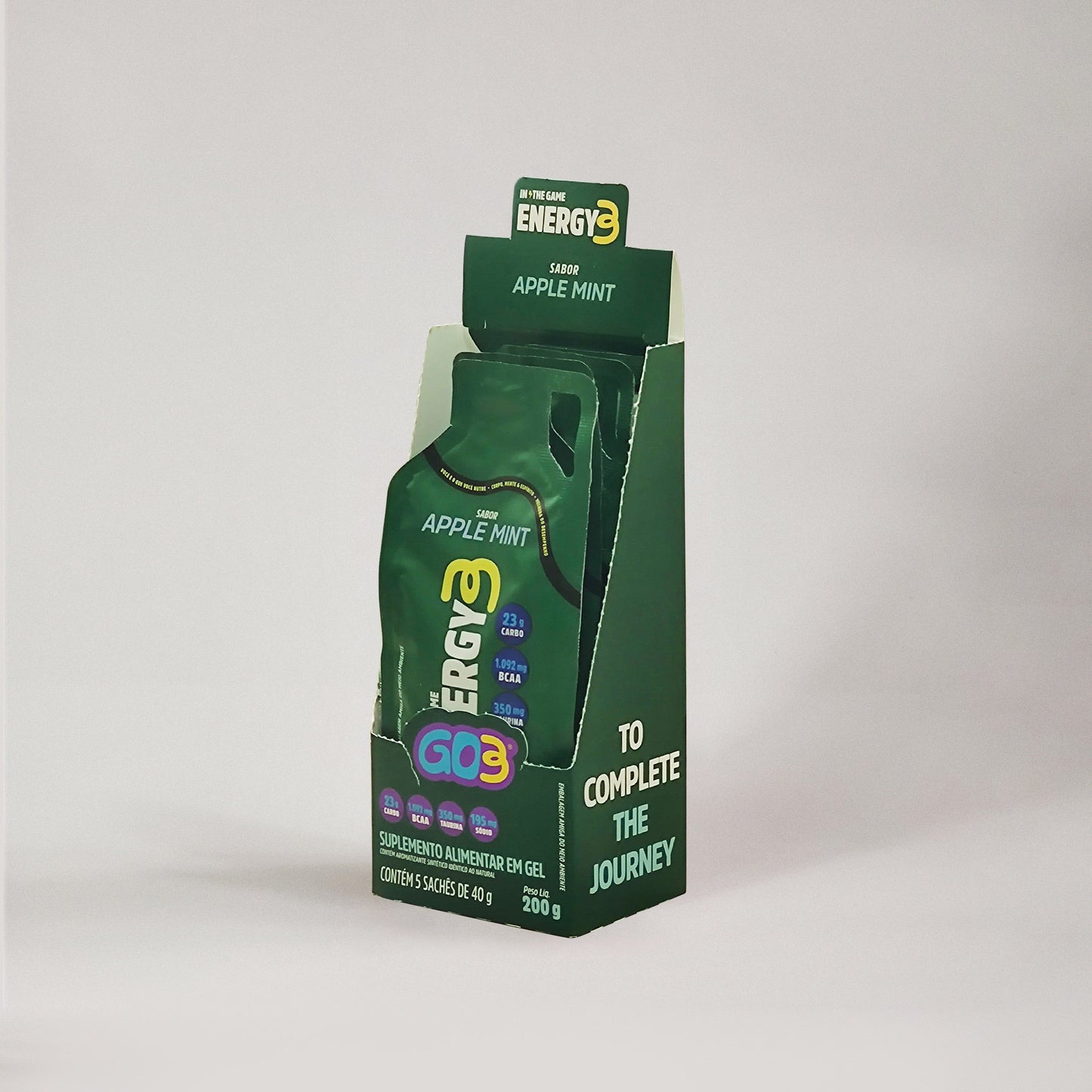 CARBOGEL ENERGY GO3 - APPLE MINT - DISPLAY 5 UNIDADES