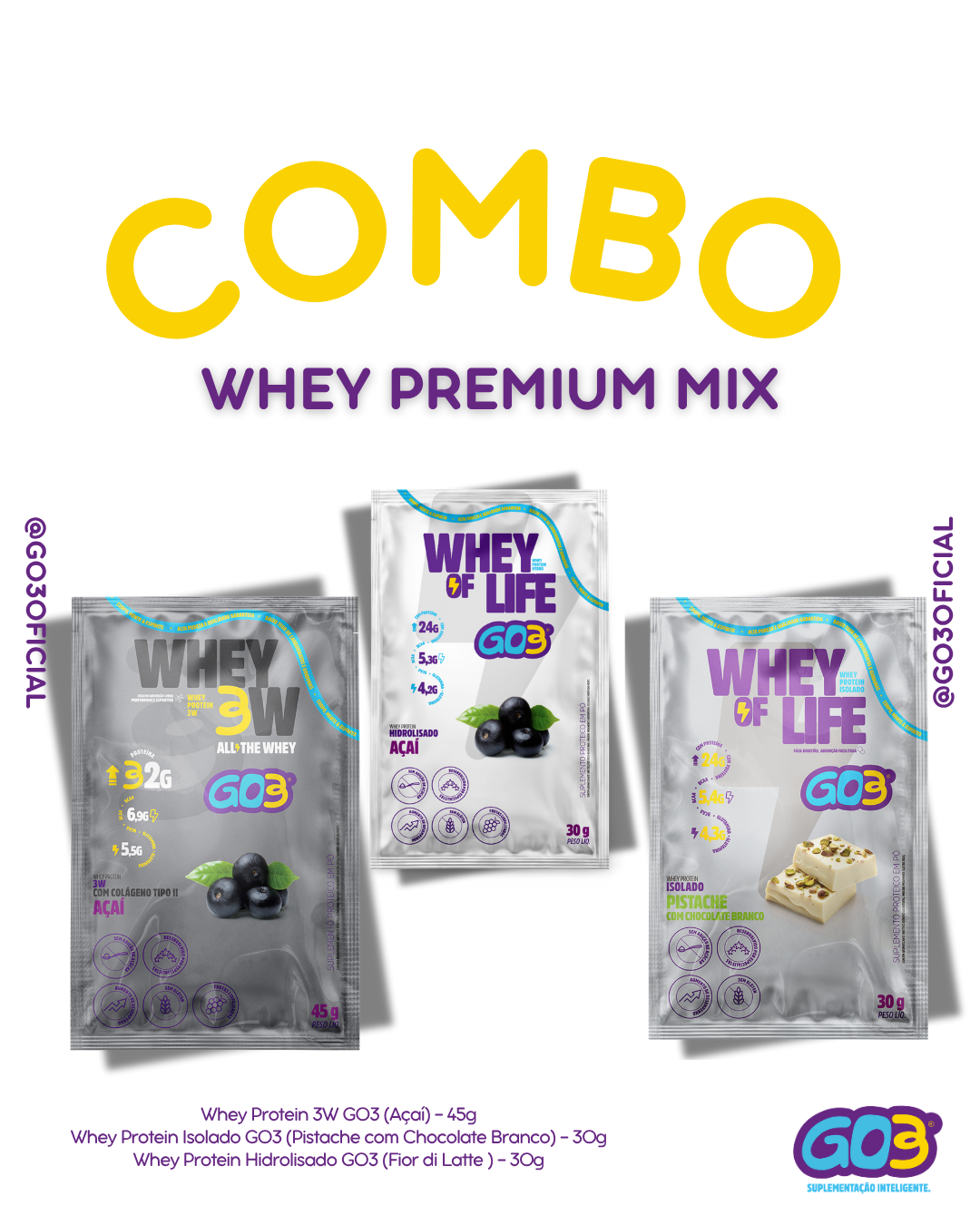 Combo Whey Premium Mix