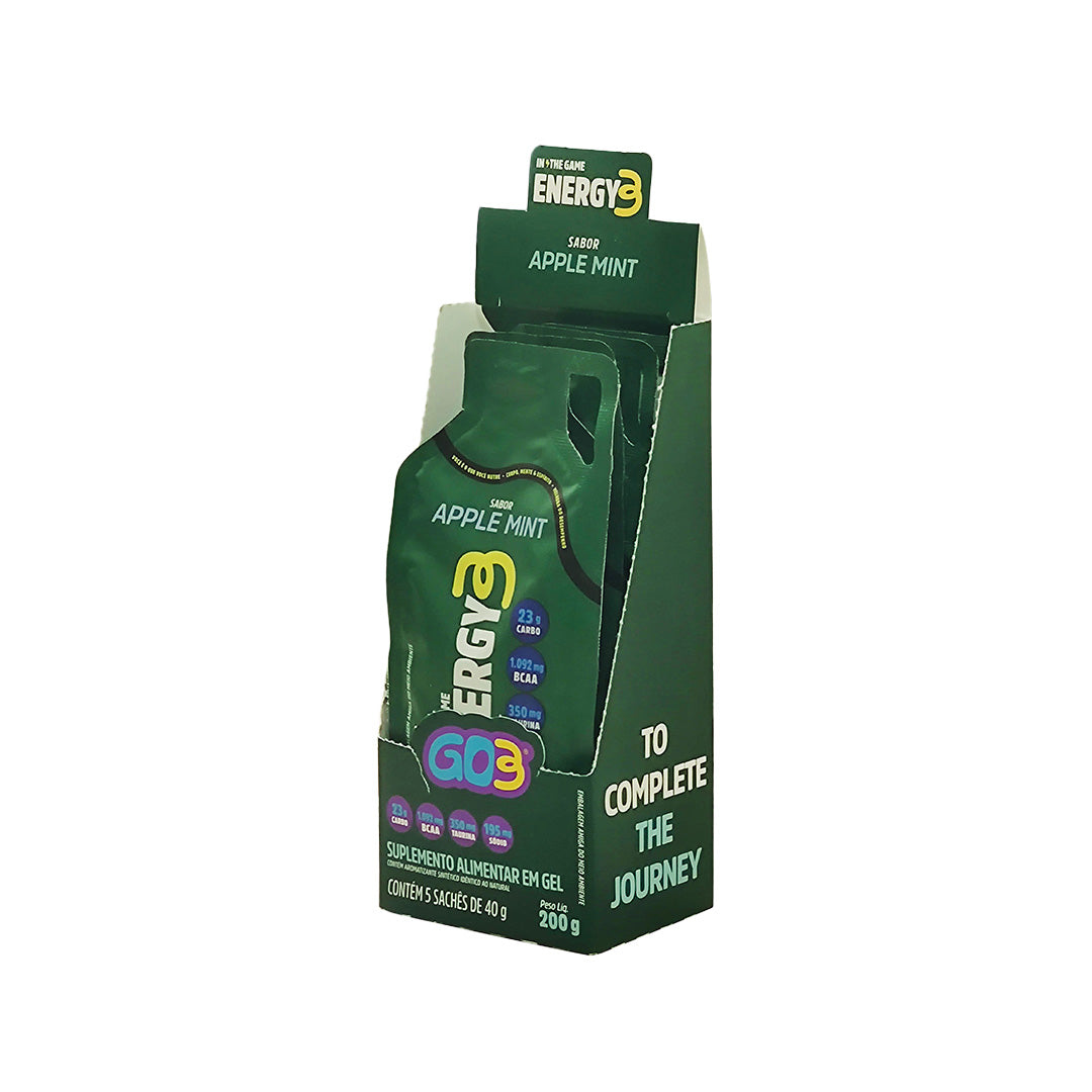 CARBOGEL ENERGY GO3 - APPLE MINT - DISPLAY 5 UNIDADES