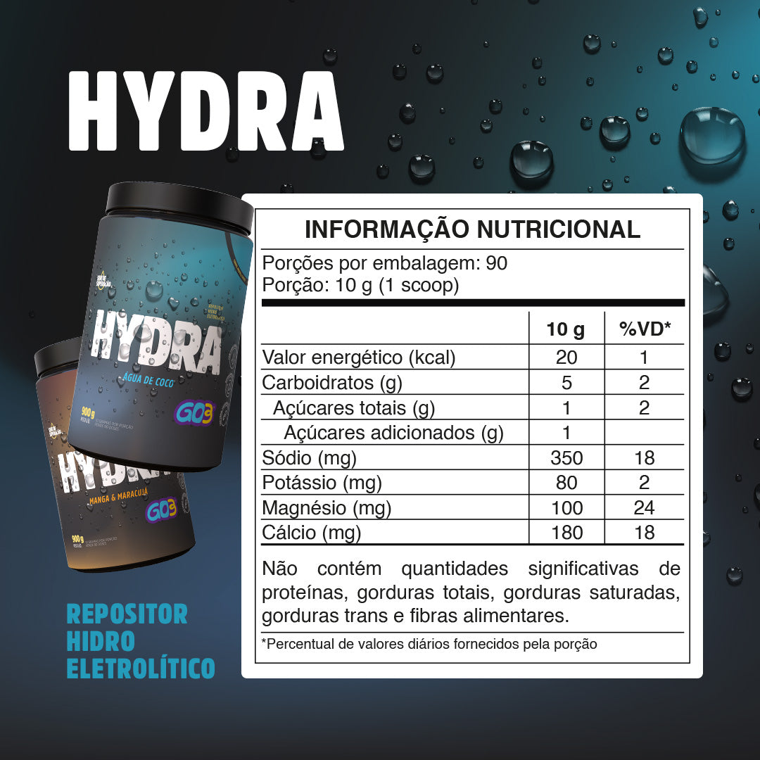 REPOSITOR HIDROELETROLÍTICO HYDRA GO3