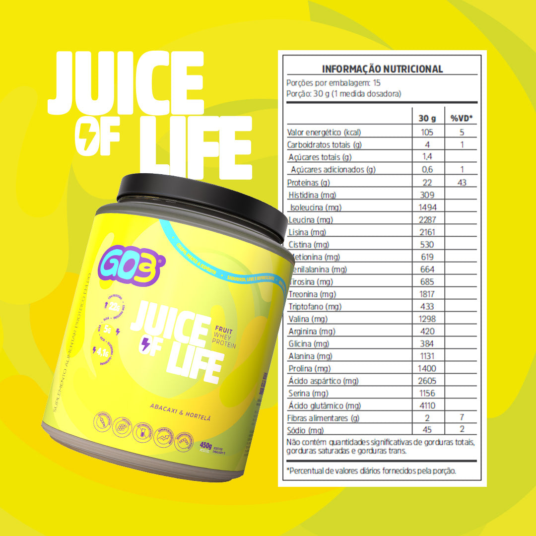WHEY PROTEIN JUICE GO3 - 450 g