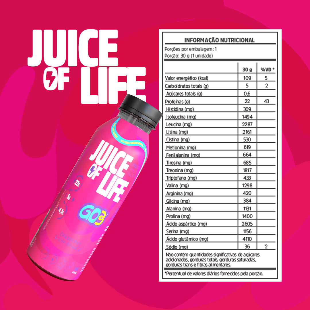 WHEY PROTEIN JUICE GARRAFA GO3