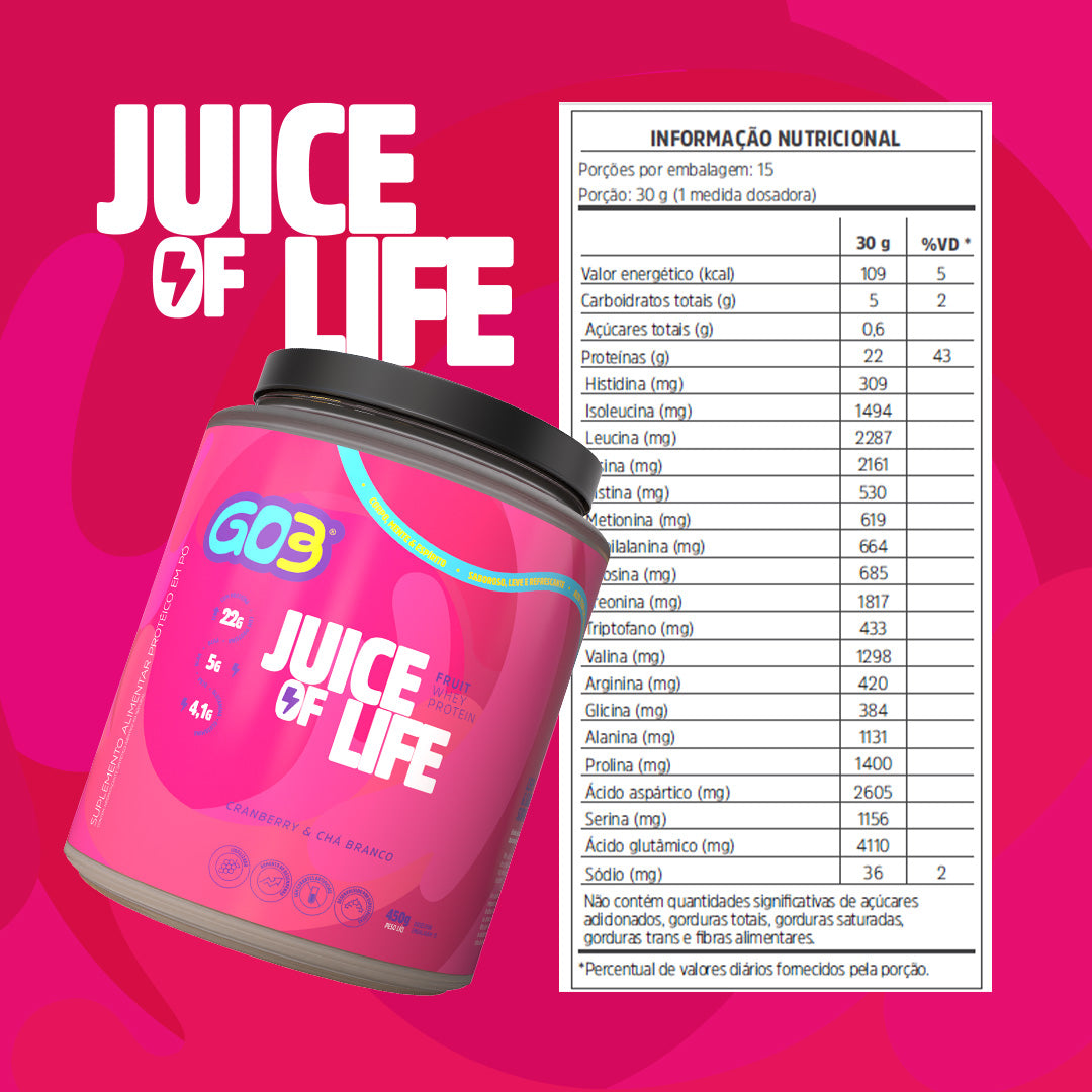 WHEY PROTEIN JUICE GO3 - 450 g
