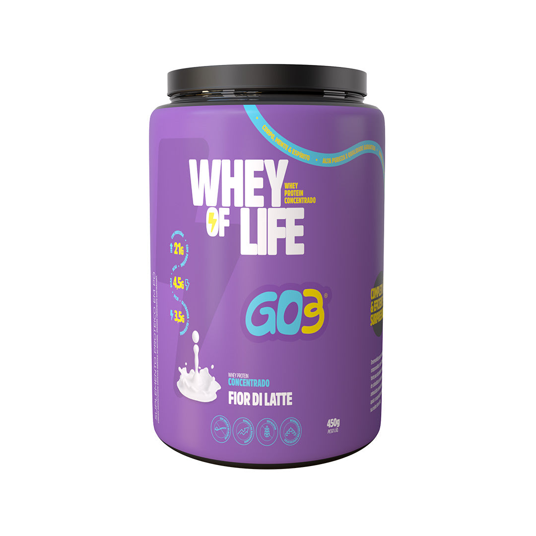 WHEY PROTEIN CONCENTRADO GO3 - 450 g