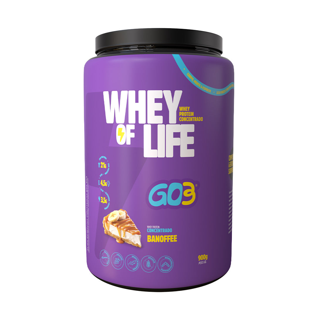 WHEY PROTEIN CONCENTRADO GO3 - 900 g