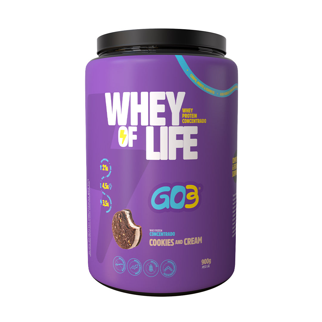 WHEY PROTEIN CONCENTRADO GO3 - 900 g