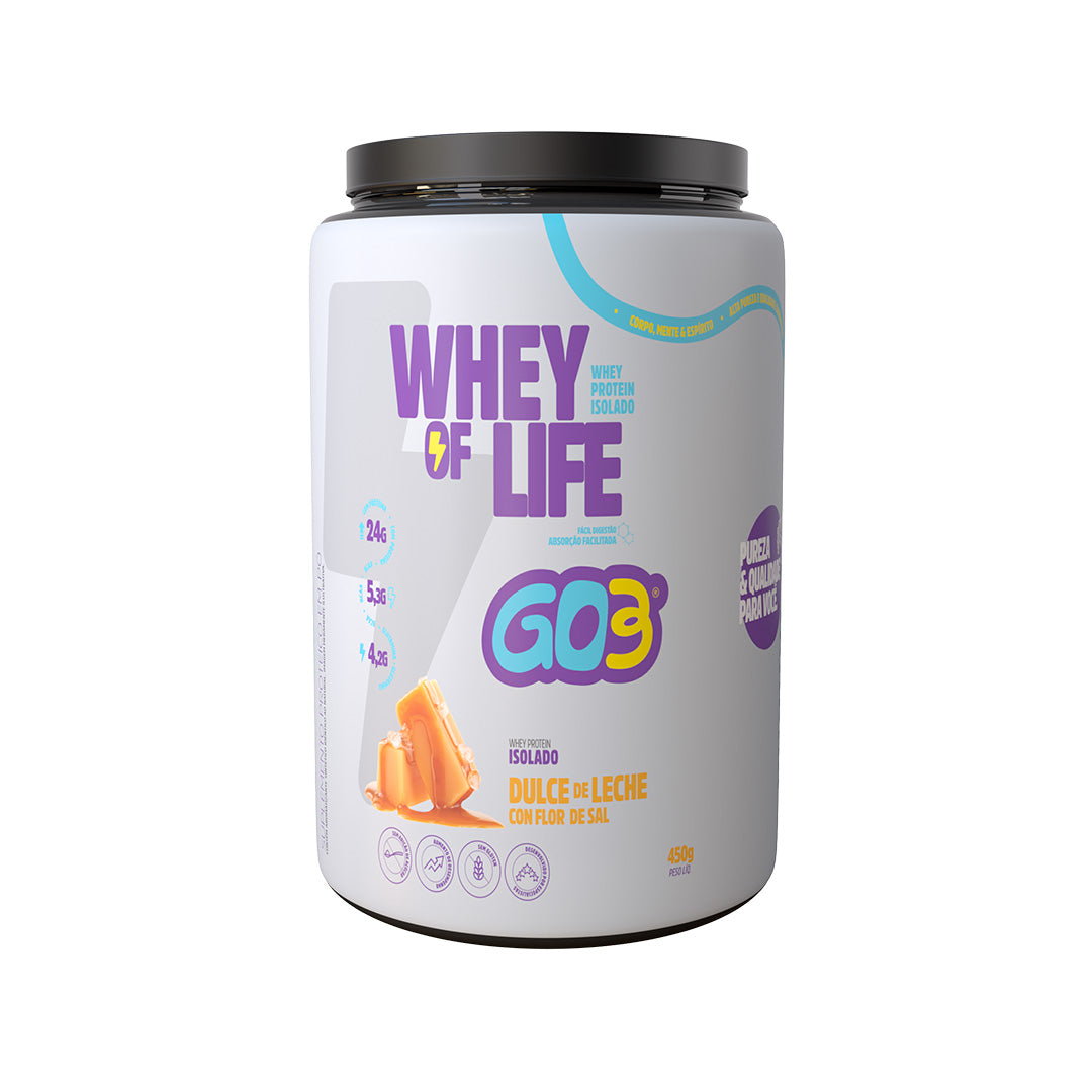 WHEY PROTEIN ISOLADO GO3 - 450 G