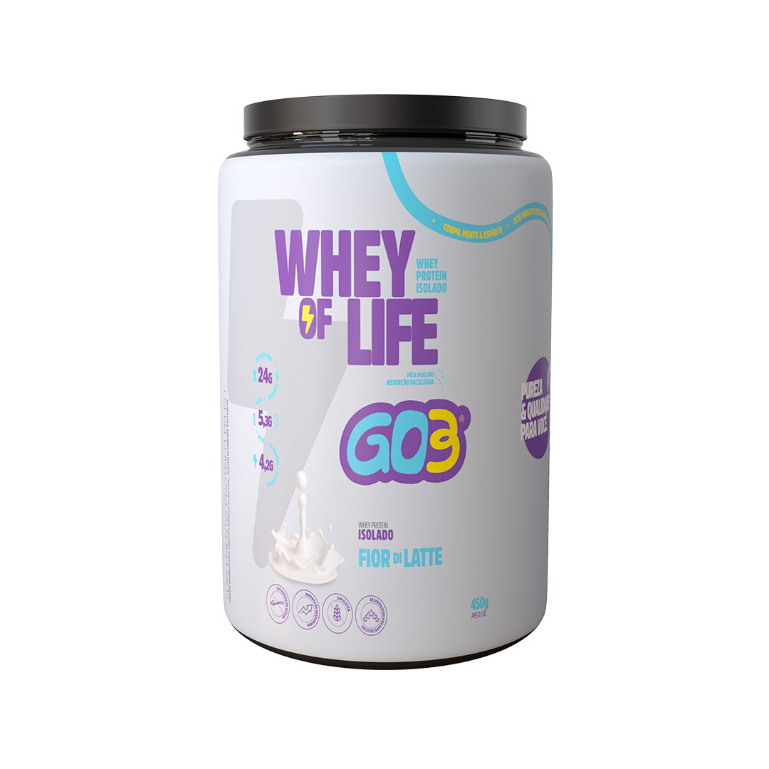 WHEY PROTEIN ISOLADO GO3 - 450 G