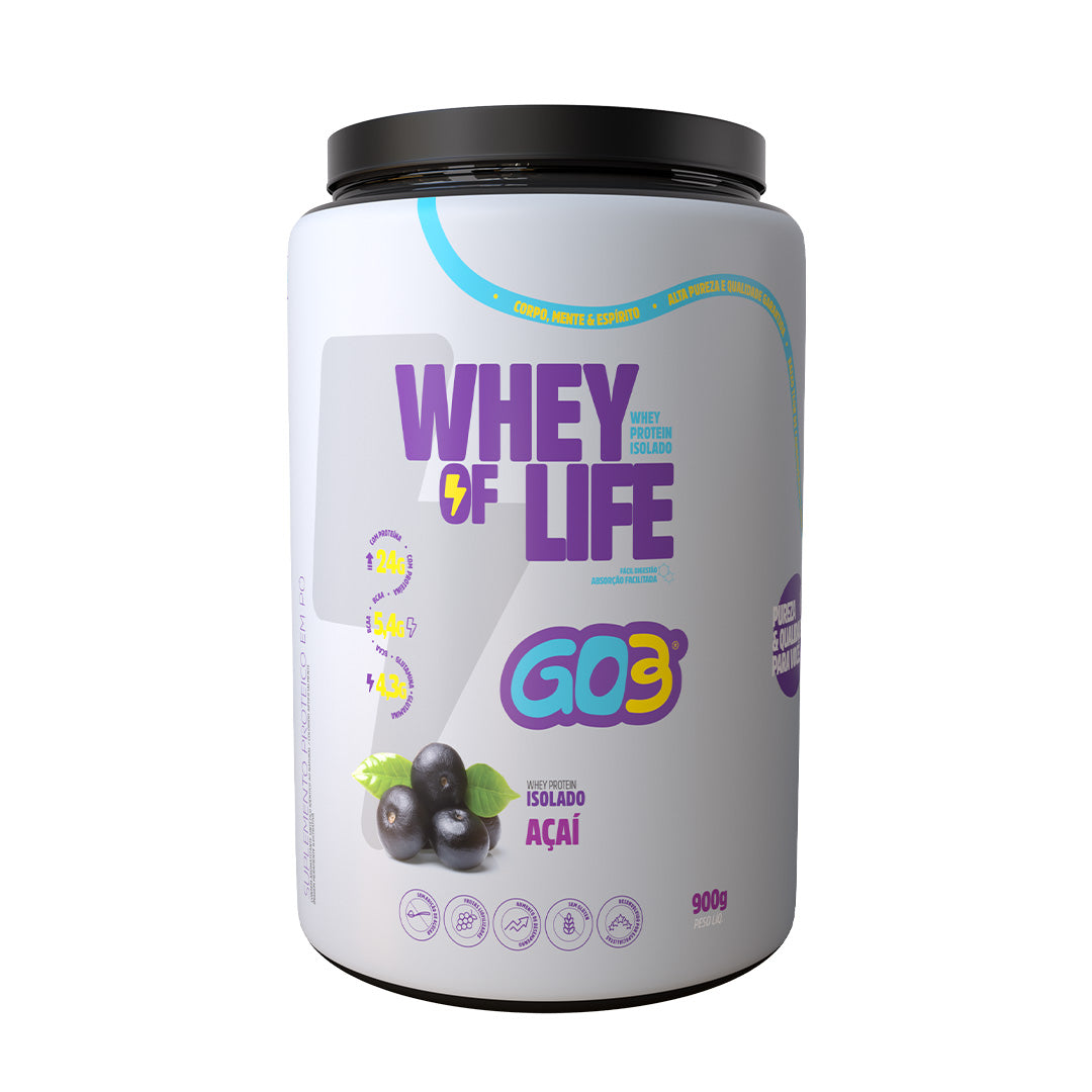 WHEY PROTEIN ISOLADO GO3 - 900 g