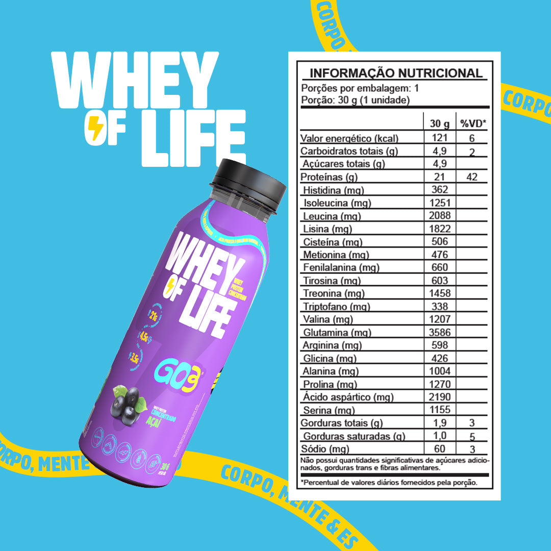 WHEY PROTEIN CONCENTRADO GARRAFA GO3