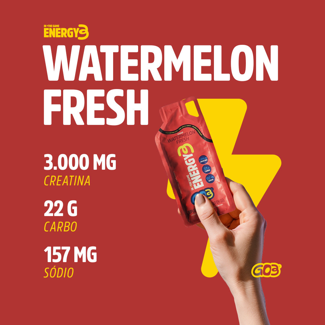 CARBOGEL ENERGY GO3 - WATERMELON FRESH - DISPLAY 5 UNIDADES