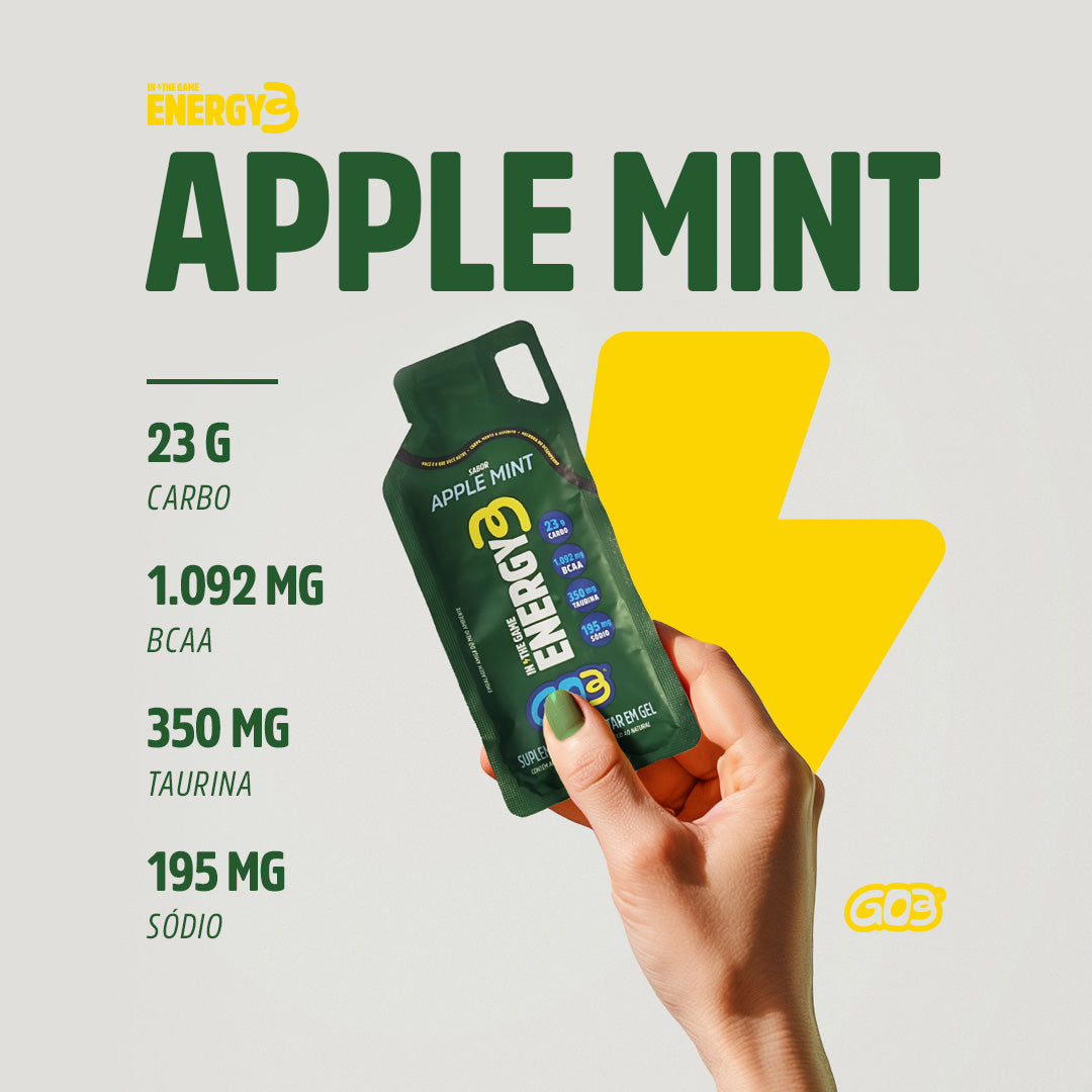 CARBOGEL ENERGY GO3 - APPLE MINT - DISPLAY 5 UNIDADES