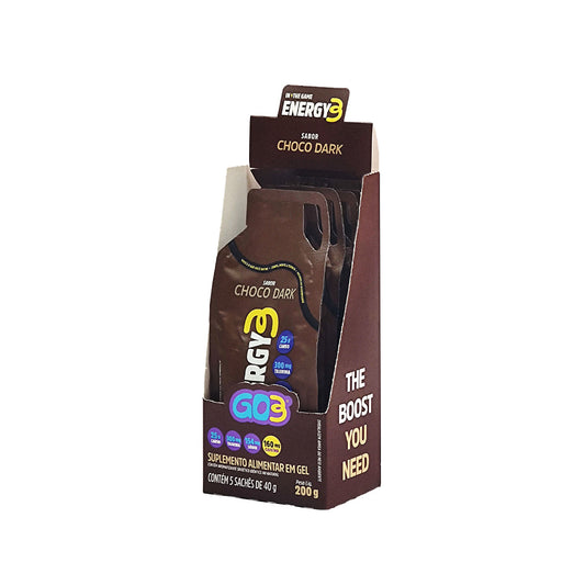 CARBOGEL ENERGY GO3 - CHOCO DARK - DISPLAY 5 UNIDADES