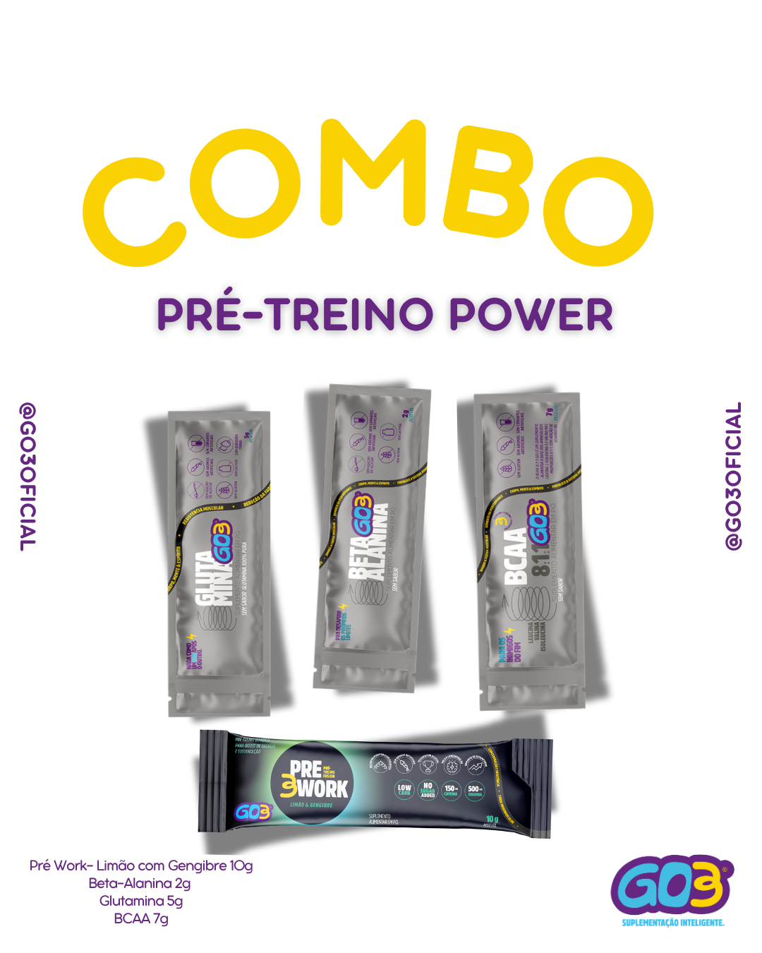 Combo Pré treino Power