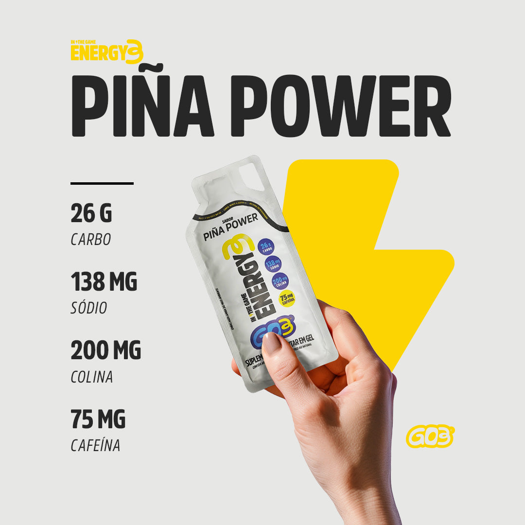 ENERGY3 GO3 - 5 UNIDADES - PIÑA POWER