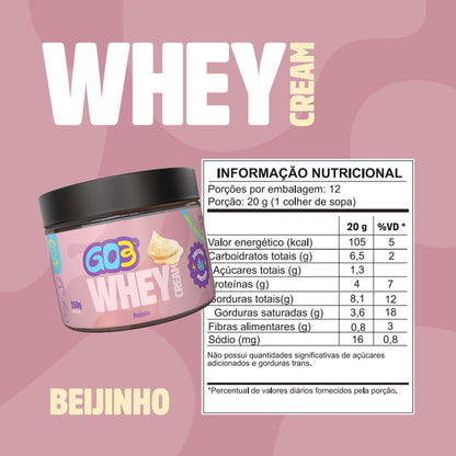 WHEY CREAM PROTEICO GO3 - 250 G