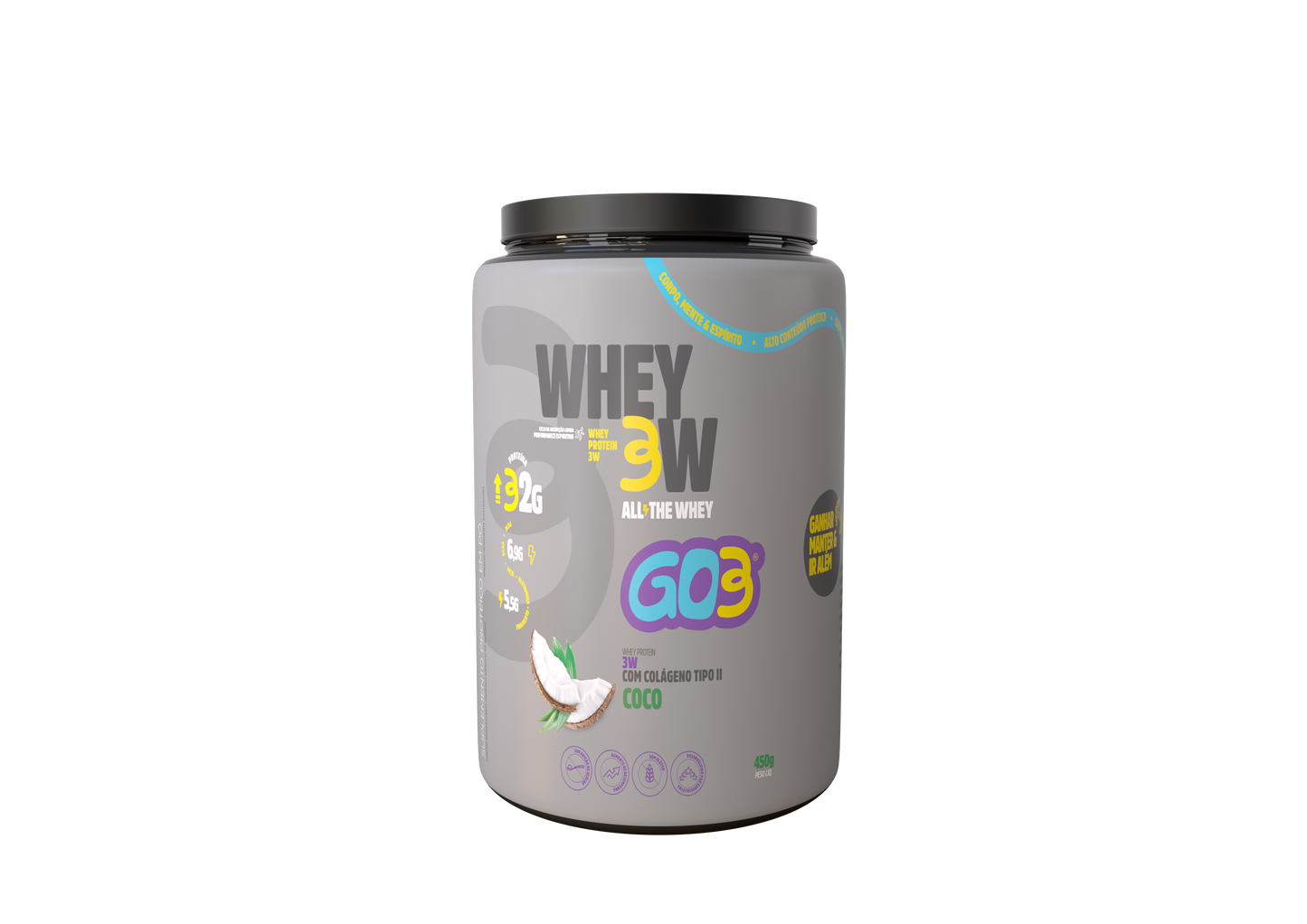 WHEY PROTEIN 3W  GO3 - 450 G