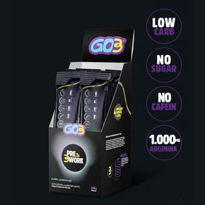 PRE3WORK DISPLAY 14 SACHÊS  (NO CAFEIN)  GO3