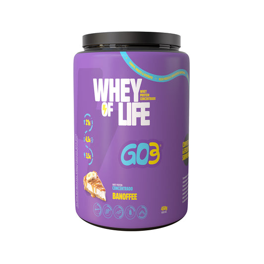 WHEY PROTEIN CONCENTRADO GO3 - 450 g