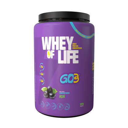 WHEY PROTEIN CONCENTRADO GO3  - 900 g