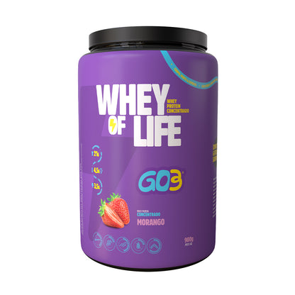 WHEY PROTEIN CONCENTRADO GO3  - 900 g