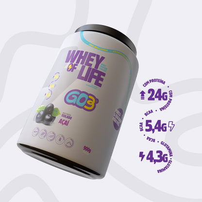 WHEY PROTEIN ISOLADO GO3 - 900 g
