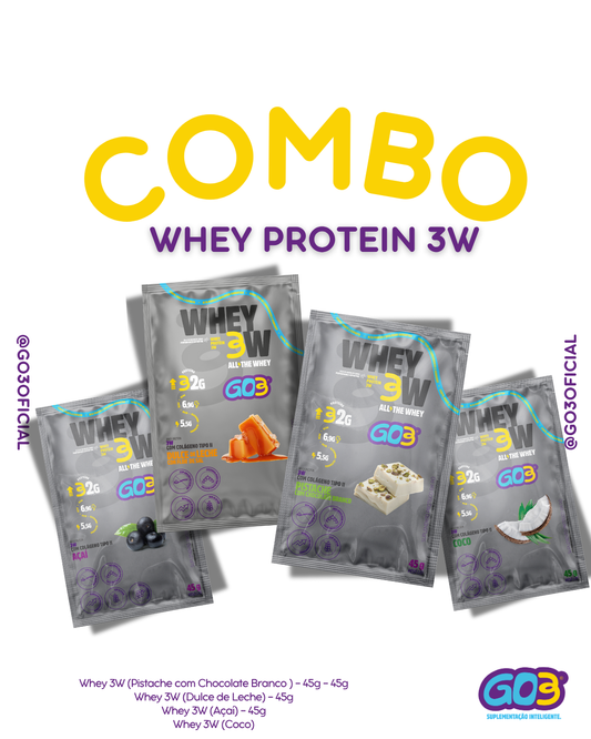 Combo WHEY PROTEIN 3W GO3